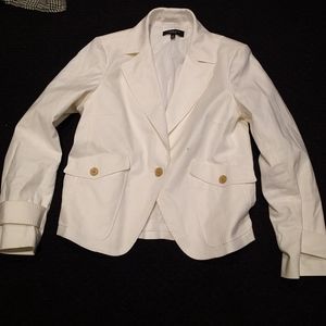 White blazer by Talbots